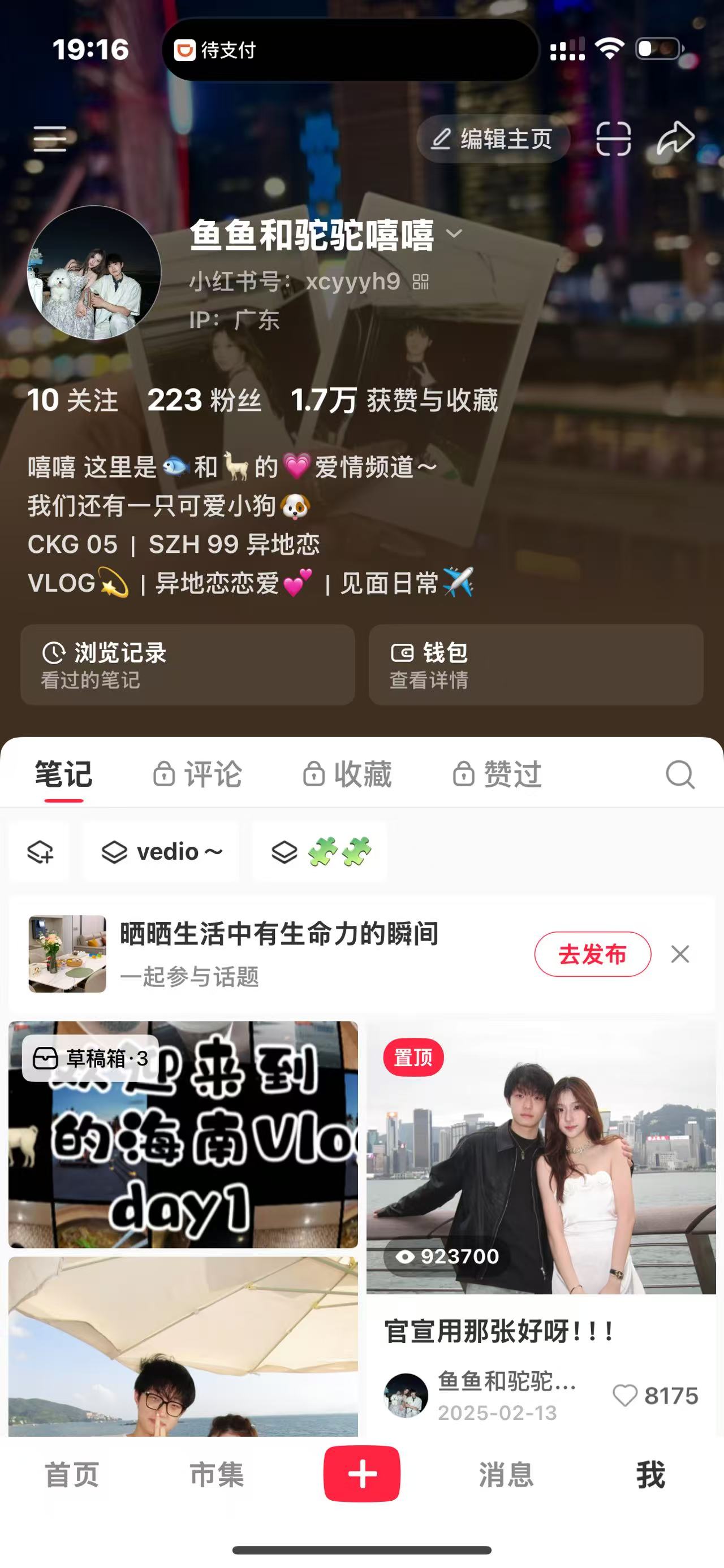 小红书自媒体项目主页